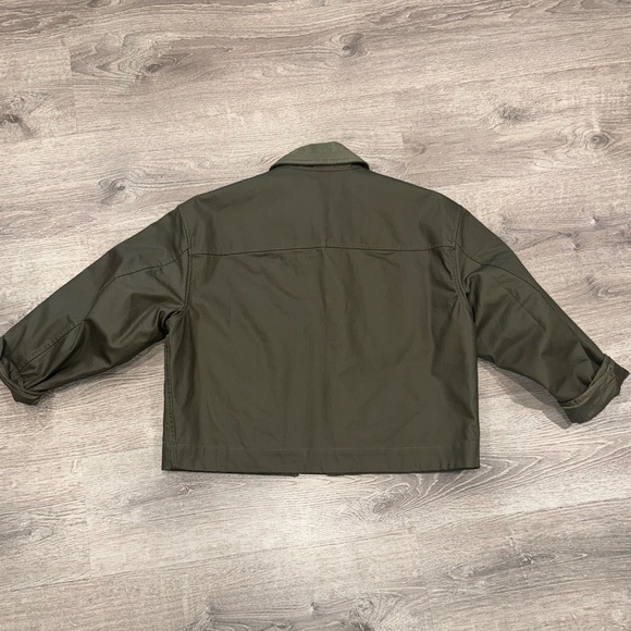 NWT RAG & BONE NONIE 2-IN-1 COTTON BARN JACKET GREEN S W REMOVABLE QUILTED LINER - Picture 15 of 16